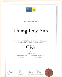 Chứng chỉ CPA Úc