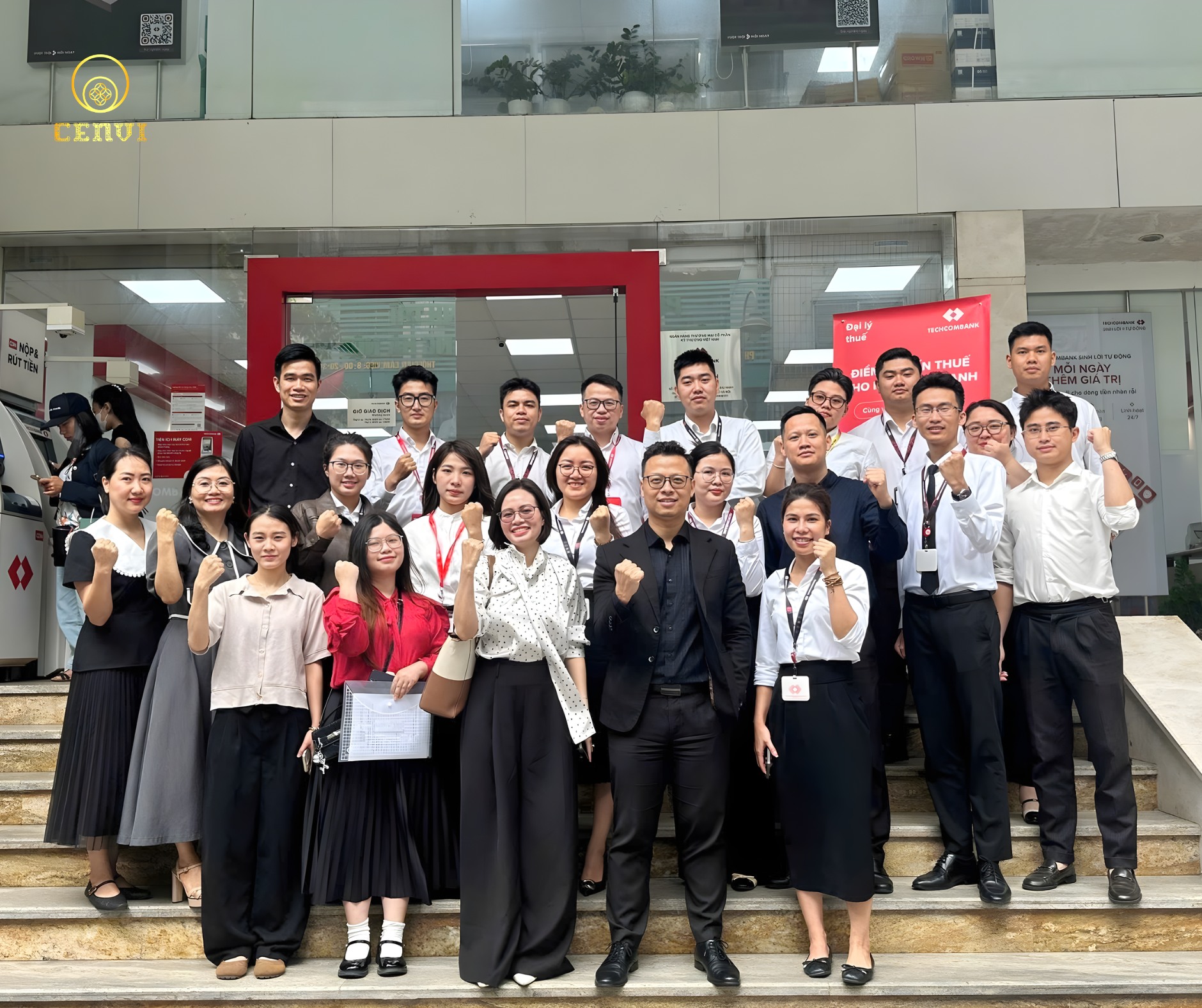 Cenvi và 20+ siêu chi nhánh Techcombank Hà Nội ra quân hỗ trợ Hộ Kinh doanh 